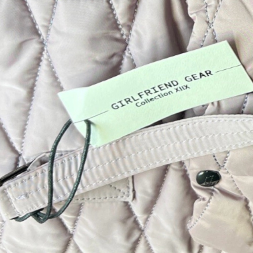 Girlfriend Gear Collection XIIX Lavender Quilted Tote Bag 13”-17”L x 12”H NWOT - Picture 10 of 16